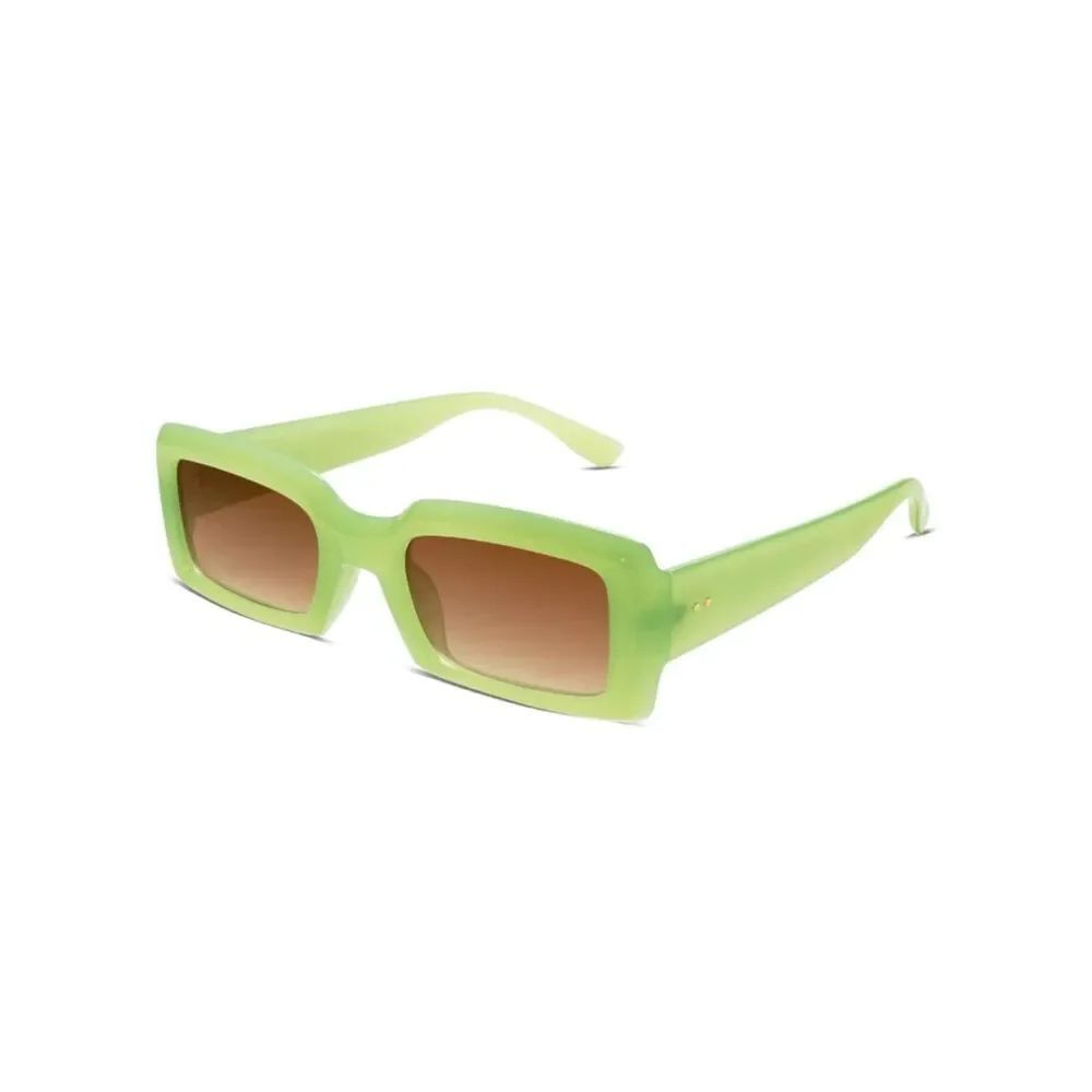 Green Rectangle Sunglasses 